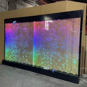 Panel acrílico decorativo con burbujas de agua LED, lámpara de burbujas de agua, barra de pared con burbujas de agua - Product Image 6