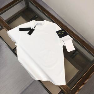 <span class=keywords><strong>Camiseta</strong></span> de <span class=keywords><strong>hombre</strong></span> <span class=keywords><strong>Stone</strong></span> Compass Patch Printed <span class=keywords><strong>Island</strong></span> de manga corta y cuello redondo, estilo streetwear de moda de verano, con lavado vintage y tejido de alto gramaje - Product Image 5