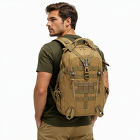 Sac à dos Oxford 600D 24L imperméable, portable pour l'extérieur avec boucle POM pour hommes, logo personnalisé OEM, ISO CE