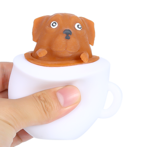 Ghost Squirrel Cup Soft Decompression Push Cute Stress Relief Squeeze Dog Cups Toys - Product Image 3
