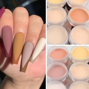 Poudre acrylique de couleur <span class=keywords><strong>rose</strong></span> nude claire avec paquet de bouteille poudre d'immersion d'affect <span class=keywords><strong>mat</strong></span> pour la beauté des ongles - Product Image 5