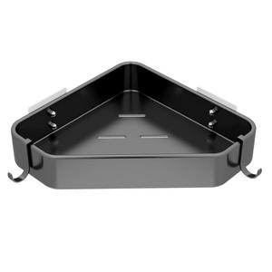Wholesale Stainless Steel Simple Wall Mounted Corner Bathroom <b>Storage</b> <b>Rack</b> Non Perforated Triangular - Product Image 3