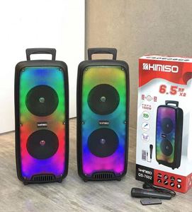 KIMISO QS-7602 2023 Parlantes Kimiso Dual 6.5 Inch Horn Speaker Big Tws Rechargeable Speaker With <strong>Remote</strong> <strong>Control</strong> - Product Image 3