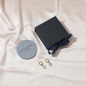 Boîte à bijoux de voyage en papier avec logo personnalisé, coussin en velours, ruban à nœud papillon, tiroir coulissant pour bijoux - Product Image 5