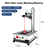 Machine de marquage et d'gravure laser à fibre portative RAYCUS MAX 20W 30W 50W 100 Watts pour acier et métal