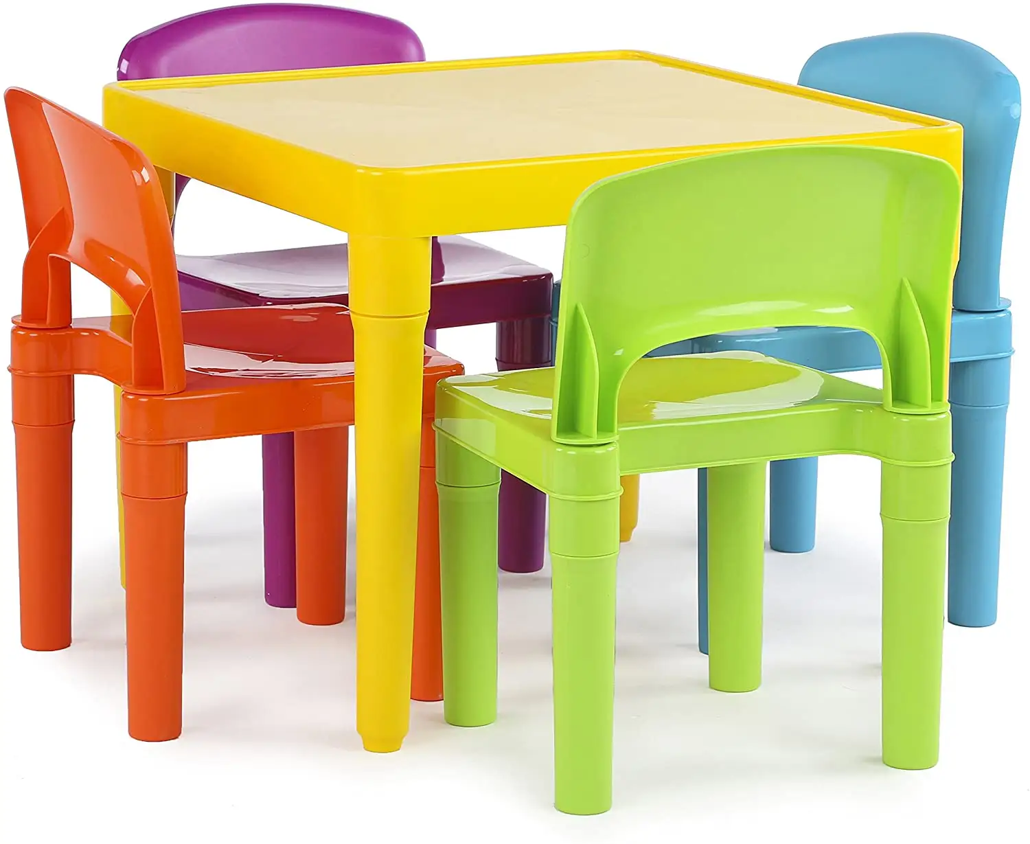 Kinderen Kinderen Tafel En Stoel Set Kinderen Plastic 4 Set