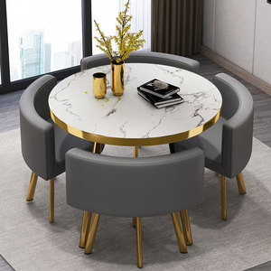 <span class=keywords><strong>Mesa</strong></span> de Negociación Moderna para Cafetería, Balcón, Oficina de Ventas, Recepción, Comedor - Product Image 5