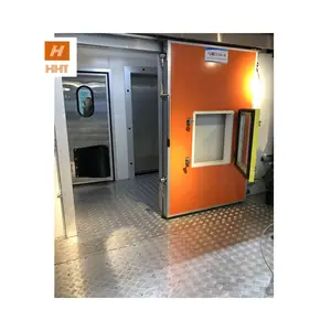 motorized manual thermal insulated PU sandwich panel slider or swing cold room door for cold storage or refrigeration room