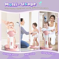 Plateforme de bain pour bébé et tout-petit, support antidérapant pratique pour le lavage des fesses