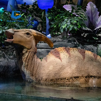 JN-Z24 Robot de taille réelle de haute qualité, dinosaure animatronique réaliste, grand modèle de statues de dinosaures T-rex pour parc, aire de jeux