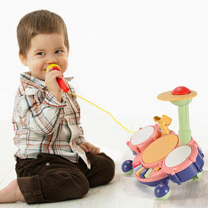 2025 éducation précoce Instrument de musique jouets enfants en plastique électronique <span class=keywords><strong>Jazz</strong></span> tambour <span class=keywords><strong>Piano</strong></span> clavier cymbale musique Microphone guitare - Product Image 6