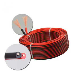 Кабель акустический RVB 15AWG, 2 жилы, 1.5мм, красно-черный, гибкий, медный, в ПВХ-изоляции, Hi-Fi аудиокабель, 100м, рулон, провод для колонок, 100м - Product Image 2