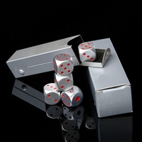 Ensemble de dés gravés personnalisés 16mm d6, perles en aluminium, alliage coloré, fabrication pour jeu de gamer