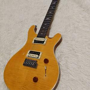 กีตาร์ไฟฟ้า <span class=keywords><strong>PRS</strong></span> สีเหลืองคุณภาพสูง พร้อมการเคลือบเงาอย่างดี เสียงไพเราะ เหมาะสำหรับมืออาชีพ - Product Image 1