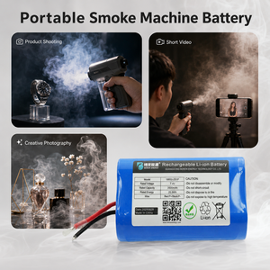 Batterie lithium-ion rechargeable personnalisée OEM 18650 2S1P 7,4 V 3500 mAh pour mini machine à brouillard portable pour la photographie - Product Image 2