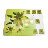 Sets de table contemporains en plastique PP de qualité alimentaire à 100 %, pour cuisine et salle à manger, offerts gratuitement