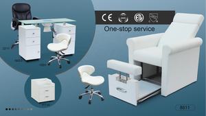 Günstiger Preis Moderner Weißer Pedikürstuhl für Schönheitssalons, Nagelstudios, ohne Wasseranschluss, Tragbares Sofa, Fuß-Spa, Maniküre, Pediküre zum Verkauf - Product Image 6