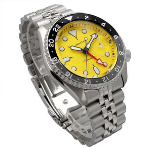 <span class=keywords><strong>Reloj</strong></span> GMT Automático para <span class=keywords><strong>Hombre</strong></span> Movimiento Mecánico Japonés Importado Original Casual Impermeable Correa de Acero para <span class=keywords><strong>Omega</strong></span> - Product Image 5