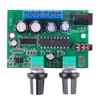 CKXIC Module de carte d'amplificateur de puissance numérique 2.1 canaux haute puissance pour subwoofer, DIY, pour boîtier audio vintage, produit audio 12V 6W 2 + 25W