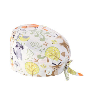 Gorros Quirúrgicos con Forro <span class=keywords><strong>de</strong></span> Satén, Gorros <span class=keywords><strong>de</strong></span> Enfermera con Estampado Personalizado y Orificio para Cola <span class=keywords><strong>de</strong></span> Caballo, Diseño <span class=keywords><strong>de</strong></span> Personajes <span class=keywords><strong>de</strong></span> Dibujos Animados, Gorros Médicos Quirúrgicos <span class=keywords><strong>de</strong></span> Algodón - Product Image 5