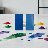 Revêtement en poudre à effet lisse, martelé, sablé avec époxy, polymère, polyester pur, acrylique et polyuréthane