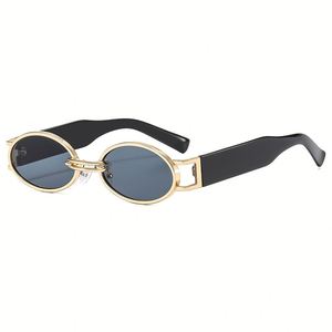Gafas de Sol Redondas con Marco Pequeño, Estilo Vintage, Logotipo Personalizado, Protección UV400, Metálicas, Estilo Steampunk, para Hombre y Mujer, Gran Venta - Product Image 5