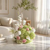 T-FT181 Vente en gros usine Boule de fleurs artificielles en soie pour centre de table, arrangements pour allée et décoration de mariage