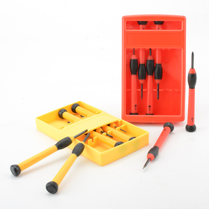 Juego de 6 Destornilladores de Precisión para Reparación de Teléfonos y Computadoras, Kit de Destornilladores de Cruz y Planos para Gafas y Relojes - Product Image 2