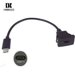 USB 2.0 cổng duy nhất Bảng điều khiển Bảng điều khiển Dash Núi mở rộng cáp khóa xe tuôn ra núi vuông bóng bán dẫn Braid máy tính tai nghe - Product Image 6