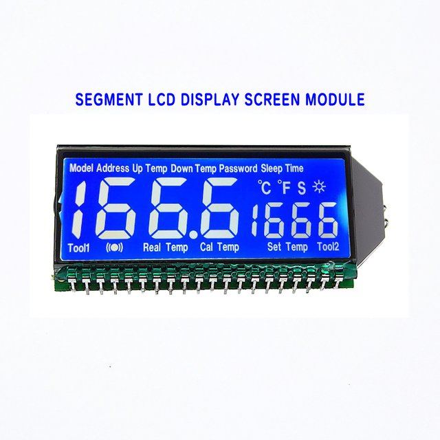 FACTORY CUSTOM 7 SEGMENT LCD DISPLAY SCREEN MODULE