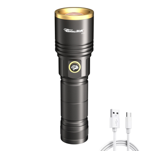 <span class=keywords><strong>2025</strong></span> mới ngoài trời 26650 công suất lớn Torch ánh sáng USB sạc với chỉ số ánh sáng tại chỗ bán buôn LED ánh sáng mạnh mẽ đèn pin - Product Image 1