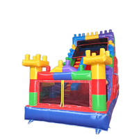 Prix d'usine commercial Kaluen K-93 Château gonflable en PVC pour enfants, capacité 200 kg, amusant pour l'intérieur et l'extérieur