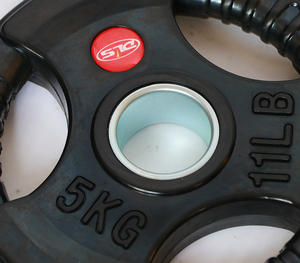 Wholesale Barbell <strong>Weight</strong> <strong>Plates</strong> <strong>Rubber</strong> <strong>Coated</strong> 3 Holes - Product Image 6