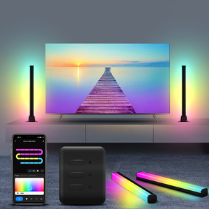 Barre lumineuse <span class=keywords><strong>LED</strong></span> d'ambiance de jeu RVB 16 millions de couleurs avec le mode de synchronisation de musique dynamique de contrôle de l'application Tuya - Product Image 3