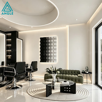 Comptoir de Barbier Moderne Personnalisé en Gros pour Salon de Coiffure, Mobilier de Luxe pour Vitrine et Showroom