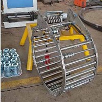 Machine de réhabilitation de tuyaux en PVC à enroulement spiralé sans tranchée, avec moteur et boîte de vitesses, pour égouts souterrains à faible bruit, certifiée CE