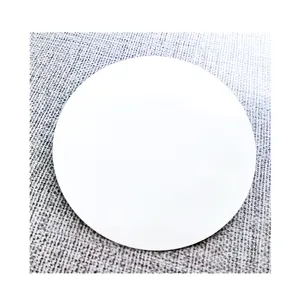 Aangepaste Maat 8 ''10'' 12 "Ronde Sublimatie Deur Hanger Aluminium Blanco Wit Aluminium Cirkel Sublimatie Metalen Ronde Bord