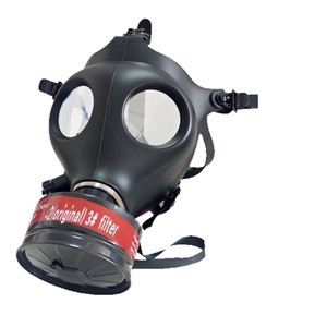 Kit de masque à gaz tactique Kyng, respirateur intégral en silicone avec filtre à vapeurs organiques pour la protection chimique et l'entraînement - Product Image 5