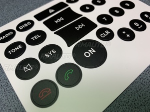 Pegatinas Nuevas para Reparación de Botones de Radio Multimedia para Mercedes Benz Clase C, Clase E, GLK, Clase W, Años 2007-2014 - Product Image 5