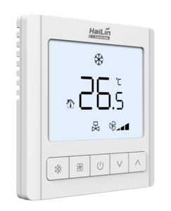 Thermostat Classique à Écran LCD 2 Tubes FCU Refroidissement/Chauffage Encastrable pour Centre Commercial Prix de Gros HL109DA2 Thermostat Numérique CVC - Product Image 1