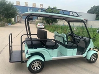 Voiture de golf électrique, buggy, voiture de tourisme, voiture de golf à 4 roues, 4 places