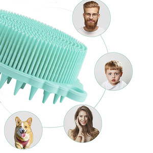 Nouvel outil de nettoyage facile en silicone pour le bain, pour le massage corporel et le nettoyage de la peau - Product Image 3