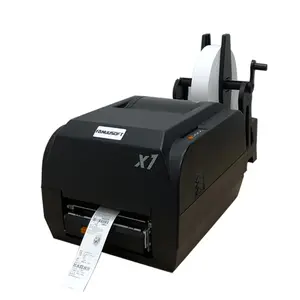 Mesin printer pita satin tanda dicuci tag pakaian printer label pita transfer termal kelas industri