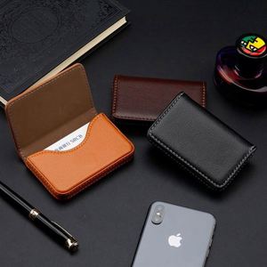 PU Name Card Holder High-end Business Card Case Enterprise Customized LOGO Business <b>Gifts</b> - Product Image 6