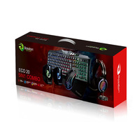 Ensemble clavier et souris de jeu mécanique, filaire, avec souris, pour ordinateur