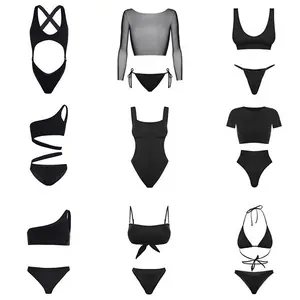 MLY Conjunto De Biquíni Personalizado 2023 Mulheres Maiô Monokini Bodysuit biquíni Swimwear