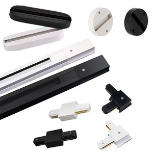 Sistema de iluminación de riel LED de 2 cables personalizado riel moderno de aluminio montado en superficie para el hogar Museo Galería de Arte iluminación de la tienda - Product Image 6