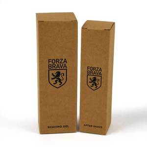 Boîte en papier kraft personnalisée (taille et couleur) pour emballage de détail, OEM/ODM acceptés, certifiée FSC, écologique et recyclable - Product Image 1