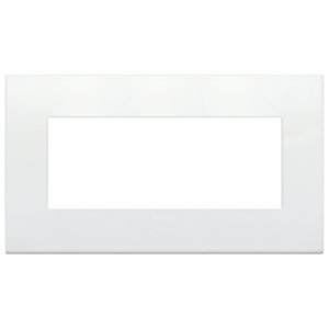 Placca Classic 5M BS Polar Matt 15.65x9.7x1.7 Wall <b>Switch</b> Cover - Product Image 1