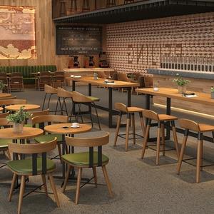 Mobilier Commercial de Restaurant Occidental en Bois, Chaises et Tables pour Librairies, Cafés, Salons de Thé et Pâtisseries - Product Image 2